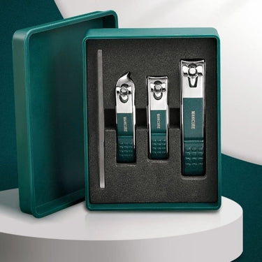 Manimate 4-Pcs Nail Clippers Set - With Nail File